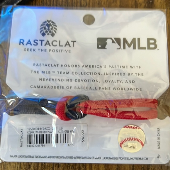 Brand new solid knotted Rastaclat men’s bracelet. Boston Red Sox - Picture 2 of 4